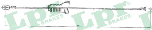 LPR Håndbremsekabel c0912b for VOLVO