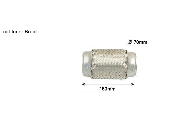 LRT Fleksrør, udstødningssystem f70150