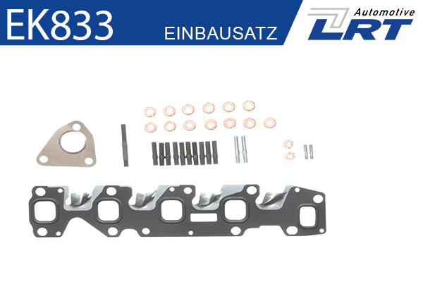 LRT Montagesæt, udstødningsmanifold ek833 for OPEL GENERAL MOTORS LANCIA