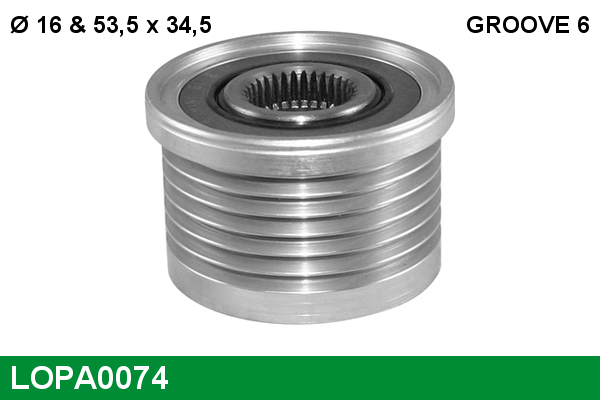 LUCAS Generator friløbskobling lopa0074