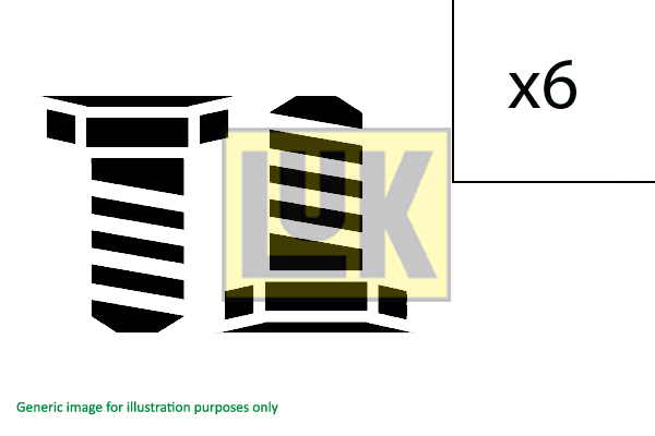 SCHAEFFLER LUK Boltesæt, kobling 411011310 for AUDI