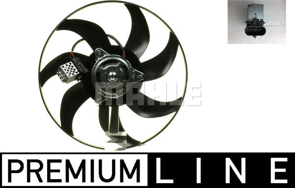 Ventilator, motorkøling BEHR HELLA SERVICE *** PREMIUM LINE ***, MAHLE, 390 mm, b.la. til Vauxhall~Opel