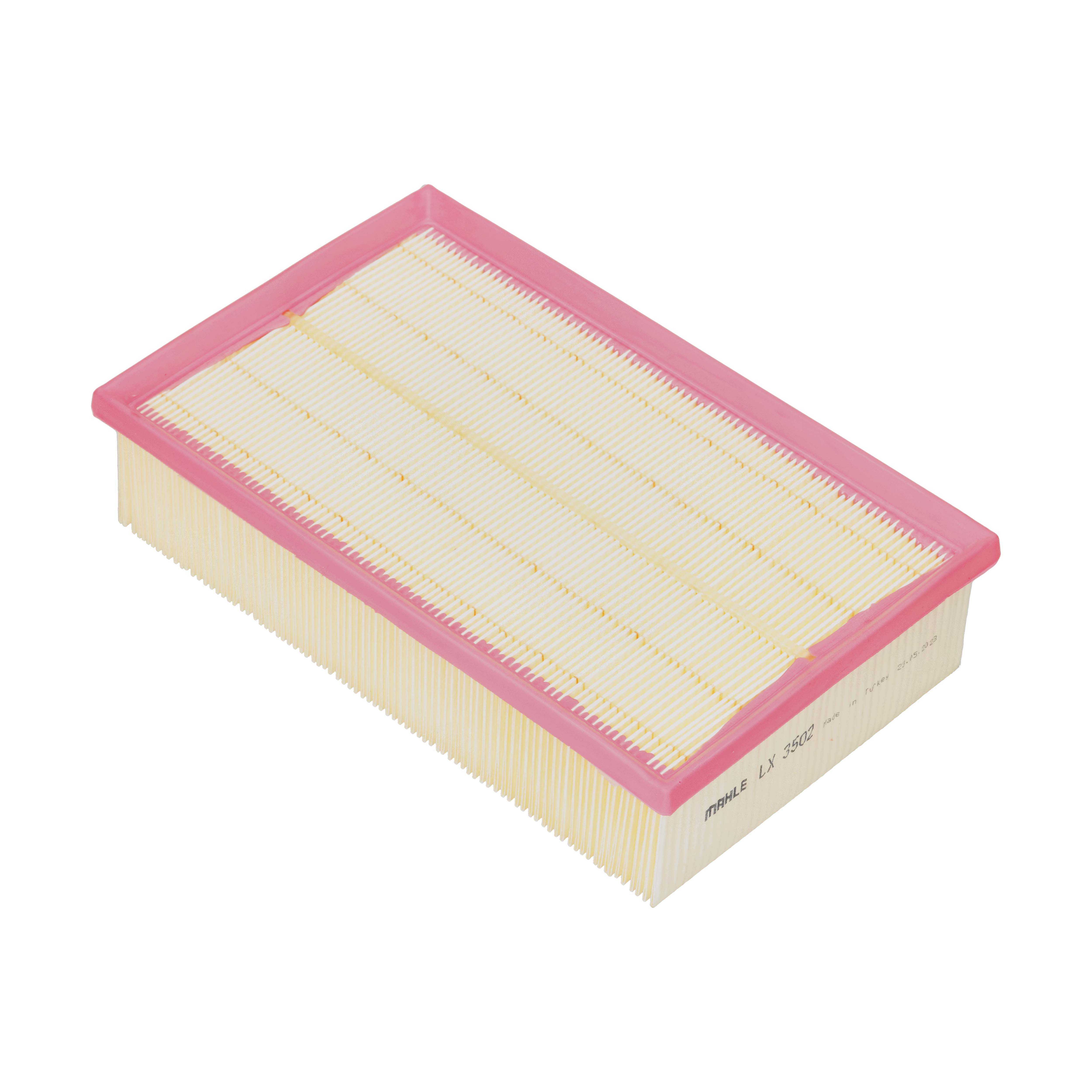 MAHLE Luftfilter lx3502 Filterindsats length_mm_203|Længde [mm]|292 width_mm_206|Bredde [mm]|177 height_mm_209|Højde [mm]|80 seal_material_2923|Materi