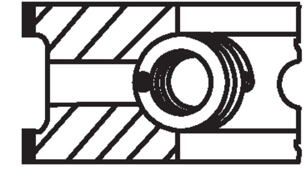 MAHLE Stempelringsæt 08316n0 for BMW