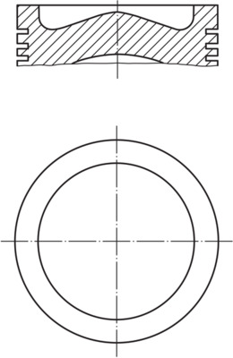 MAHLE Stempel 039pi00125000 for PEUGEOT