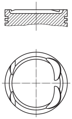 MAHLE Stempel 021pi00117000 for OPEL RENAULT
