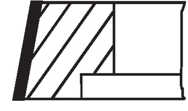MAHLE Stempelringsæt 00925n0 for FIAT