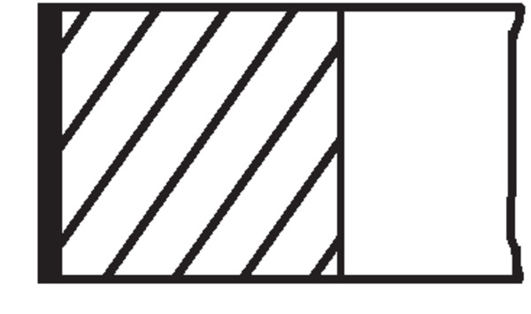 MAHLE Stempelringsæt 00524n0 for MERCEDES-BENZ