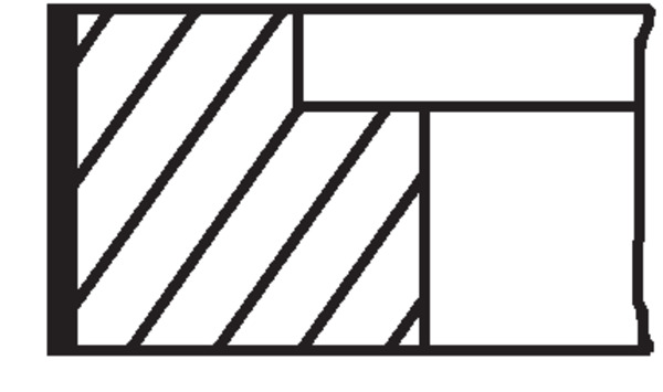 MAHLE Stempelringsæt 00401n0 for MERCEDES-BENZ
