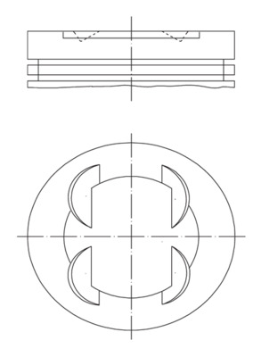 MAHLE Stempel 681 PI 00109 001