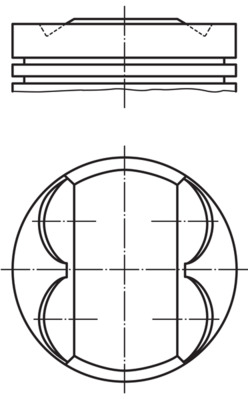 MAHLE Stempel 081pi00107000 for BMW