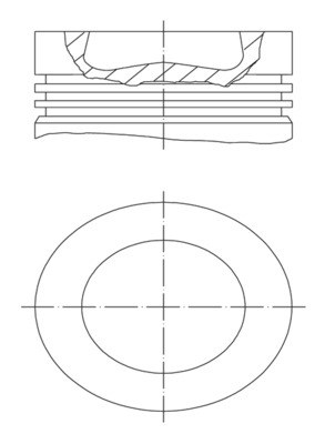 MAHLE Stempel 028pi00155002