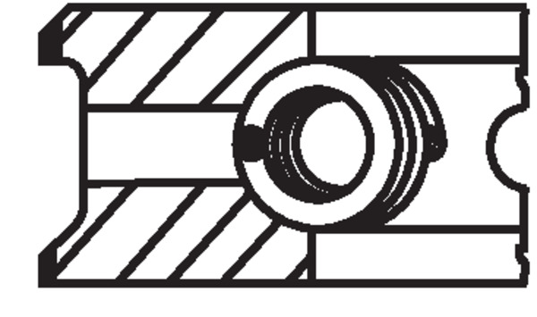 MAHLE Stempelringsæt 00865n1 for FIAT
