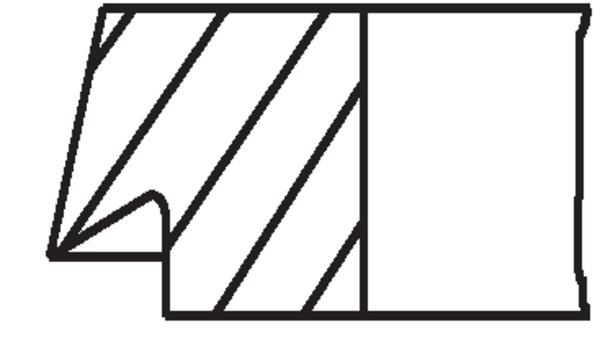 MAHLE Stempelringsæt 08112n2 for BMW