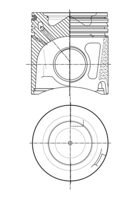 MAHLE Stempel 007pi00150000 for IVECO FIAT