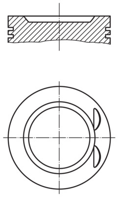 MAHLE Stempel 0332100 for CUPRA VW