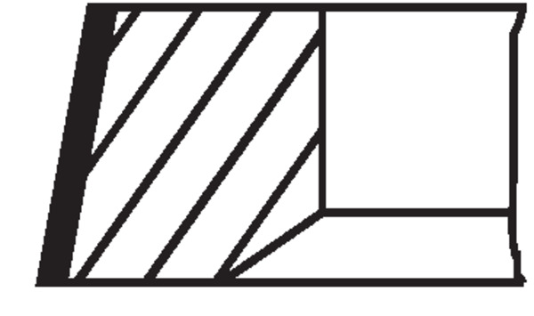 MAHLE Stempelringsæt 00523n0 for MERCEDES-BENZ