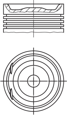 MAHLE Stempel 012 20 03 for OPEL