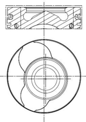MAHLE Stempel 022 01 00 for RENAULT