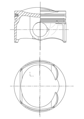 MAHLE Stempel 028pi00128000 for CUPRA