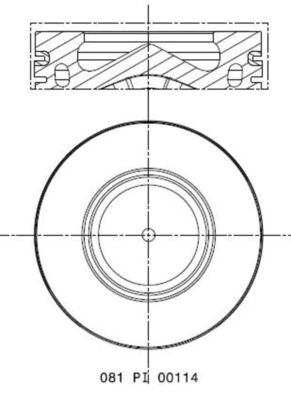 MAHLE Stempel 081pi00114000 for BMW TOYOTA