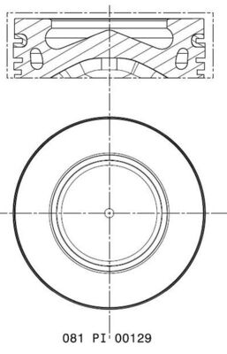 MAHLE Stempel 081 PI 00129 000 for BMW