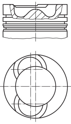 MAHLE Stempel 028 19 01