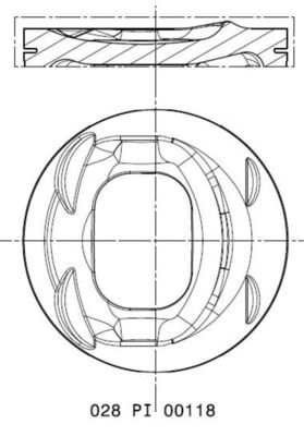 MAHLE Stempel 028pi00118002