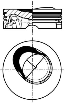 MAHLE Stempel 028pi00130000 for CUPRA