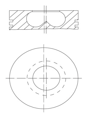 MAHLE Stempel 081pi00123002