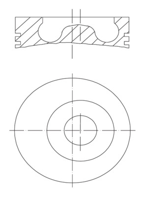 MAHLE Stempel 016 02 01