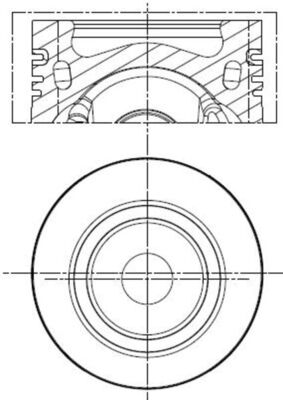 MAHLE Stempel 028pi00141000 for CUPRA