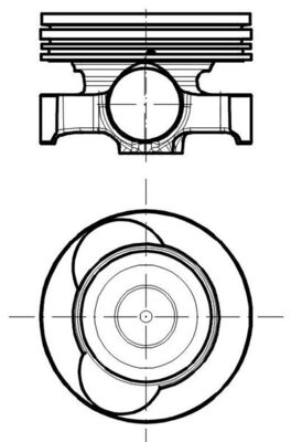 MAHLE Stempel 021pi00118100 for MERCEDES-BENZ RENAULT
