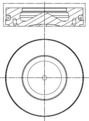 MAHLE Stempel 081pi00100000 for BMW