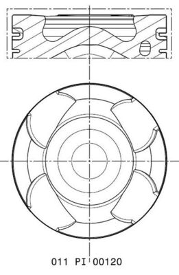 MAHLE Stempel 011pi00120002