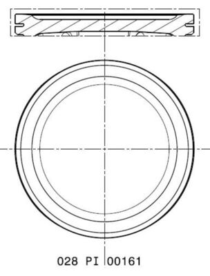 MAHLE Stempel 028pi00161000 for CUPRA