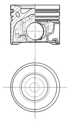 MAHLE Stempel 039pi00139000 for FORD PEUGEOT