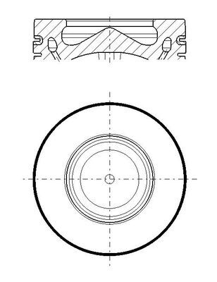 MAHLE Stempel 081pi00119000 for BMW