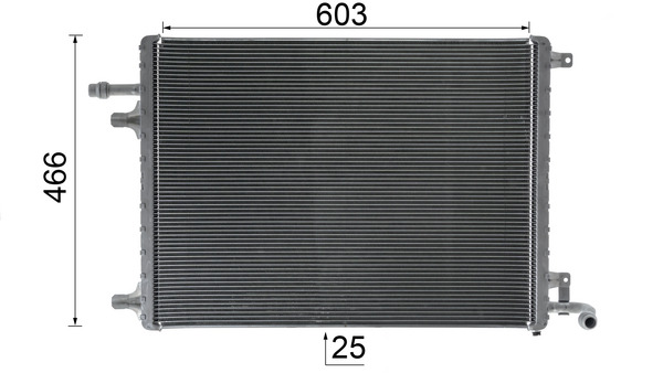 MAHLE Lavtemperaturkøler, intercooler CIR 29 000P for LAND ROVER
