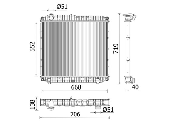 MAHLE CR 2608 000P for MERCEDES-BENZ