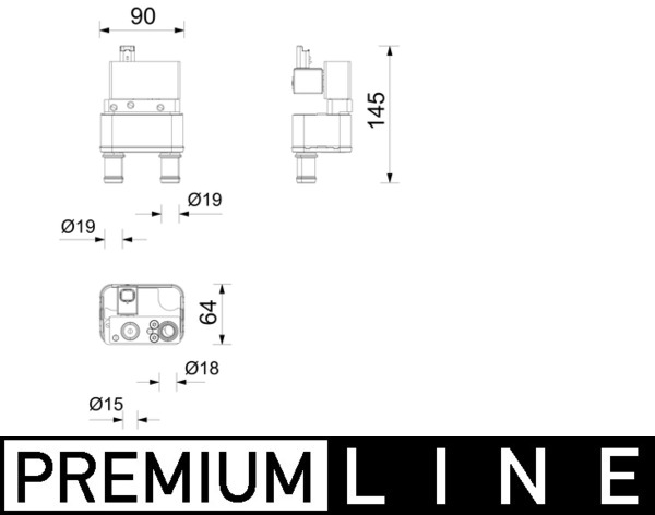 MAHLE Chiller ach8000p for RENAULT