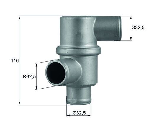 MAHLE Termostat, kølemiddel th3780 for LADA