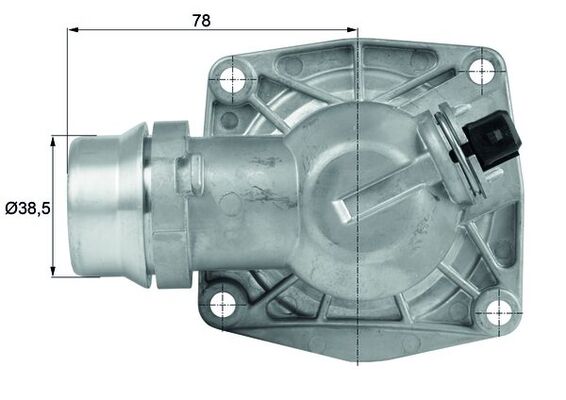MAHLE Termostat, kølemiddel tm16105 for BMW