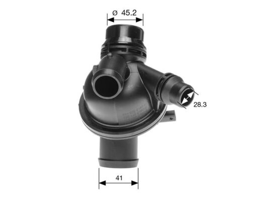 MAHLE Termostat, kølemiddel TM 42 103 for BMW