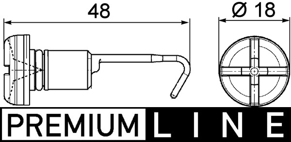 MAHLE Skrue, kølerdæksel crx49000p for BMW VOLVO DAF MAN MERCEDES-BENZ PORSCHE RENAULT TRUCKS