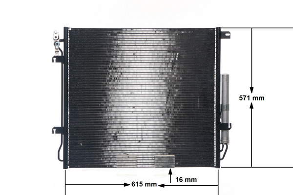 MAHLE Kondensor, klimaanlæg ac759000s for LAND ROVER