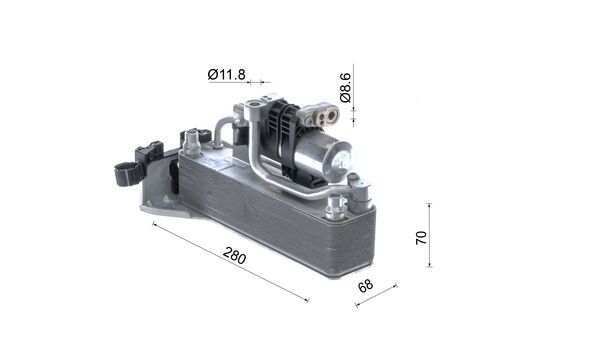 MAHLE Kondensor, klimaanlæg ac1119000s for BMW (BRILLIANCE)