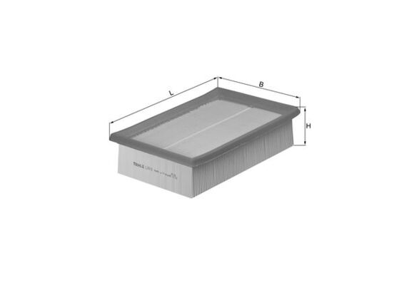KNECHT Luftfilter lx618 Filterindsats length_mm_203|Længde [mm]|246 width_mm_206|Bredde [mm]|169 height_mm_209|Højde [mm]|57 seal_material_2923|Materi