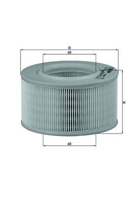 KNECHT Luftfilter lx720 Filterindsats height_mm_209|Højde [mm]|102 outer_diameter_mm_497|Yderdiameter [mm]|181 inner_diameter_1_mm_995|Inder diamete