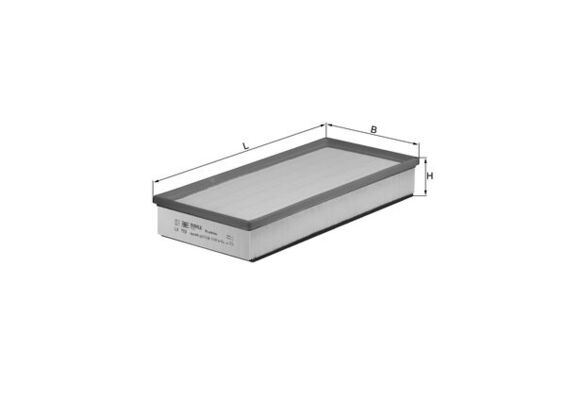 MAHLE Luftfilter lx793 Filterindsats length_mm_203|Længde [mm]|389 width_mm_206|Bredde [mm]|187 height_mm_209|Højde [mm]|58 seal_material_2923|Materia